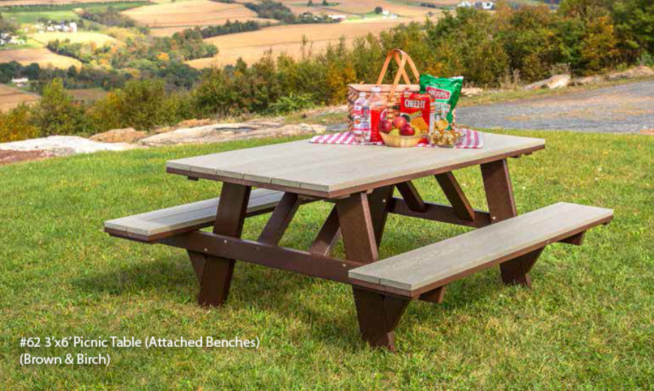 Poly Outdoor Picnic Tables  Kauffman Lawn Furniture in Ohio